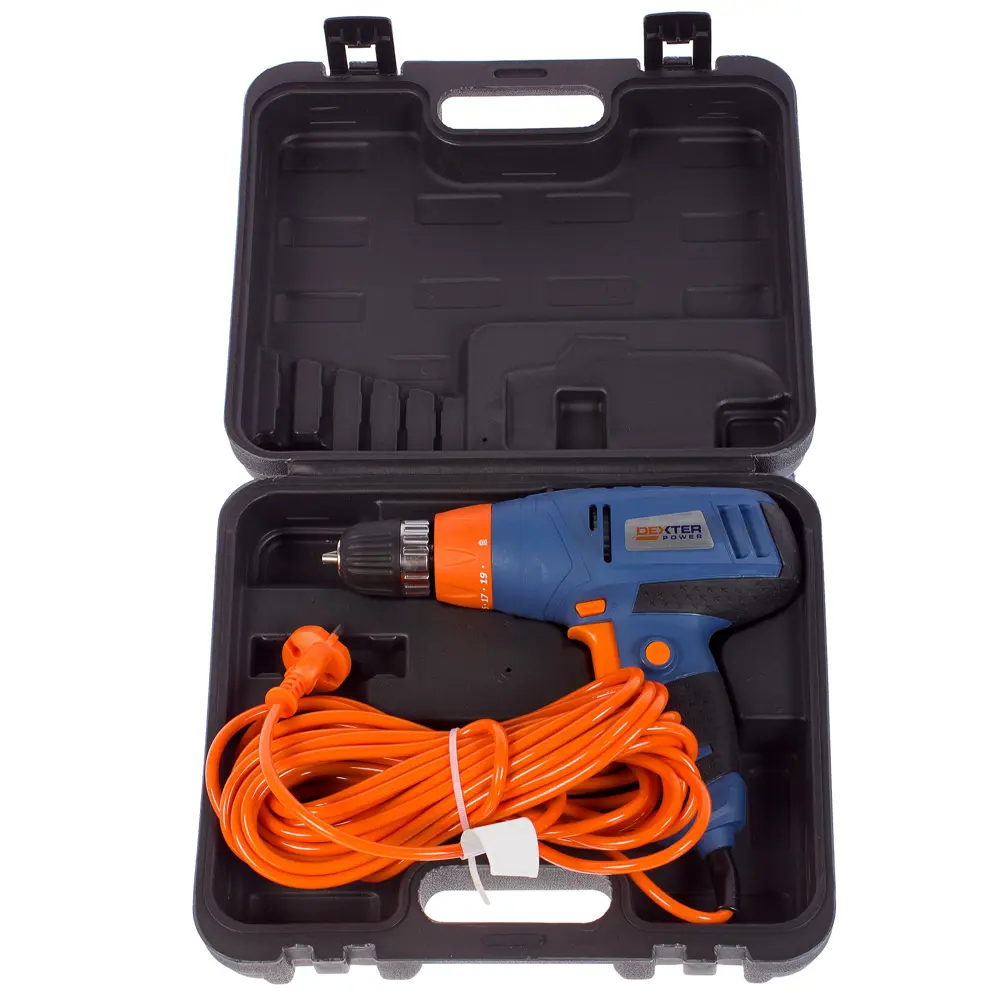 Дрель сетевая Dexter J1Z-HW09-10, 350 Вт 18130410 STLM-2071253 DEXTER POWER  - Вид №3