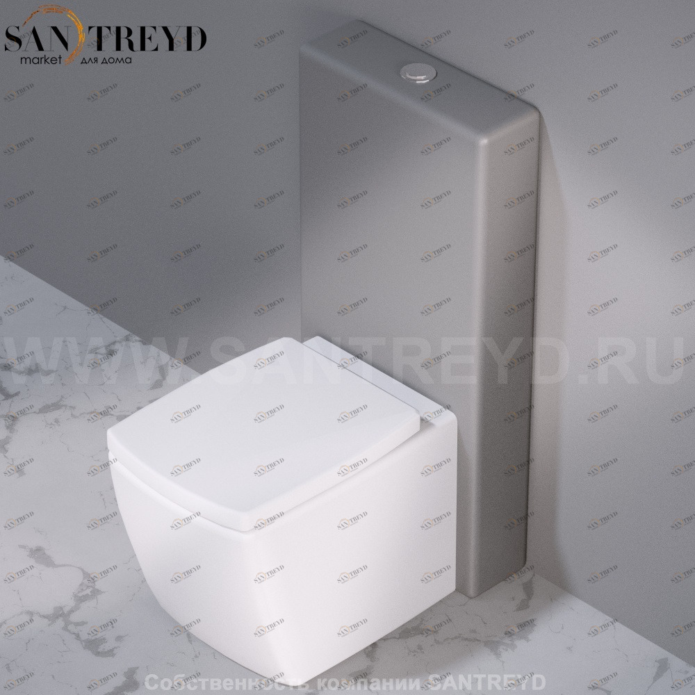 C301116 Компакт унитаз с бачком Белый A. e T. Italia WALL Италия AeT ITALIA