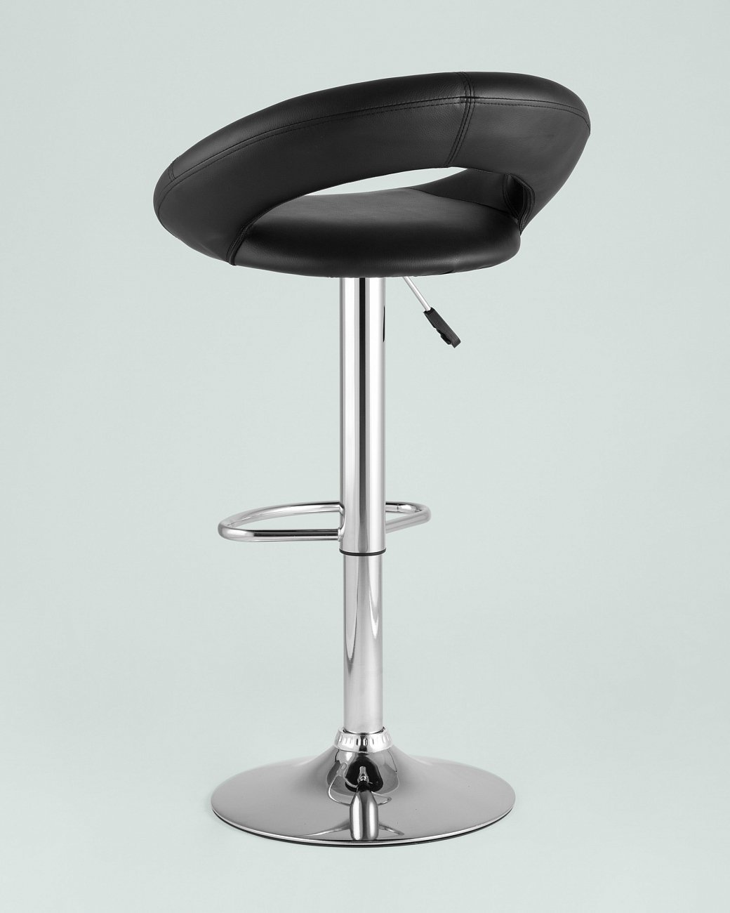 Стул барный со спинкой черный из экокожи "Купер" STOOL GROUP  00-3945943 Черный  - Вид №3