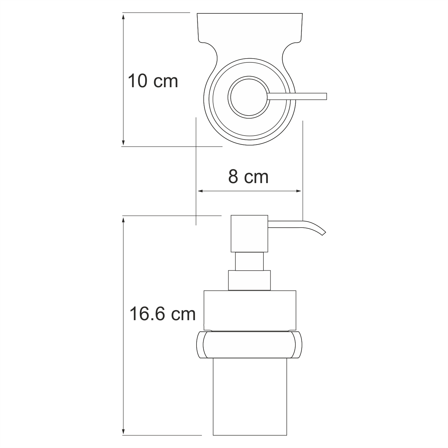 K-6899 Berkel Дозатор для жидкого мыла WasserKRAFT Berkel K-6800  - Вид №2