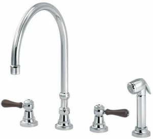 rvb Смеситель для кухни с вытяжным душем 1935 wood 1936.11.28-cc