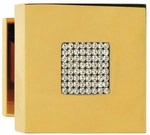 LINEA CALI' Дверная ручка из хромированной латуни с кристаллами swarovski® Zen mesh