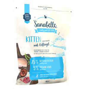 Т0042563 Корм для котят Kitten домашняя птица сух. 400г SANABELLE