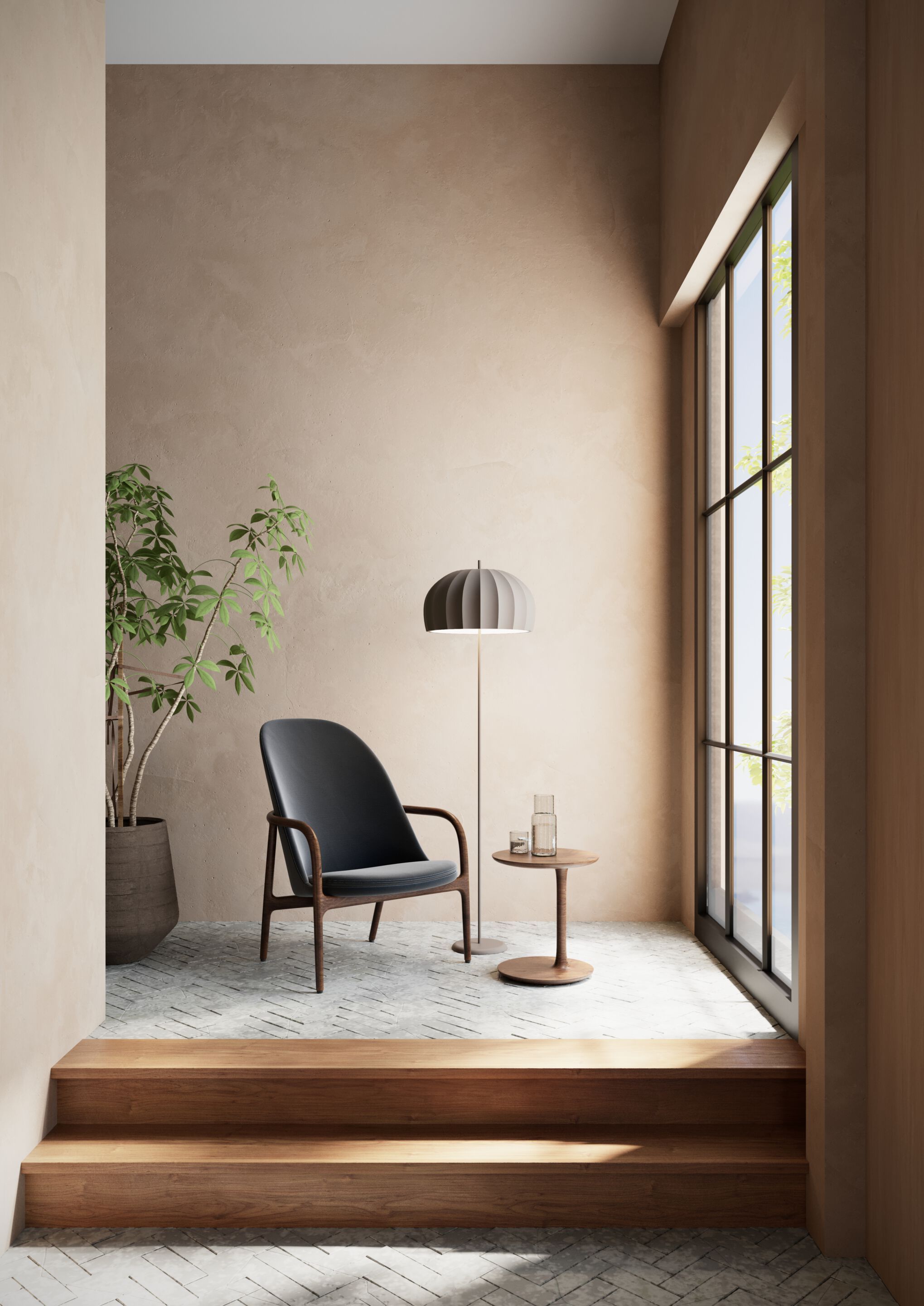 Керамическая напольная лампа LOBO Atelier Lluvi ARCH-00061195 - Вид №1