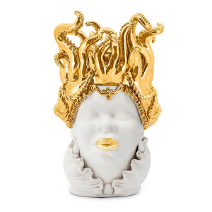 200996-01 ABHIKA ВАЗА MORO LADY TENTACLES GOLD