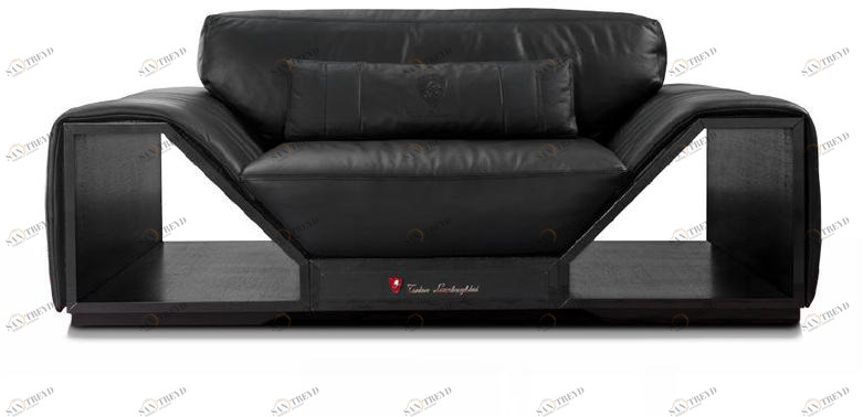 Tonino Lamborghini Casa Мягкое кожаное кресло с подлокотниками Long beach sun-id-1421633