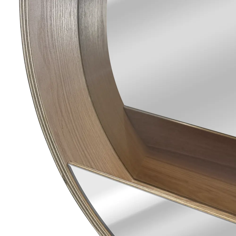 Зеркало INSPIRE Nordik Tableto Oak с дубовой рамкой 56 см 86484813 STLM-1454760 - Вид №3