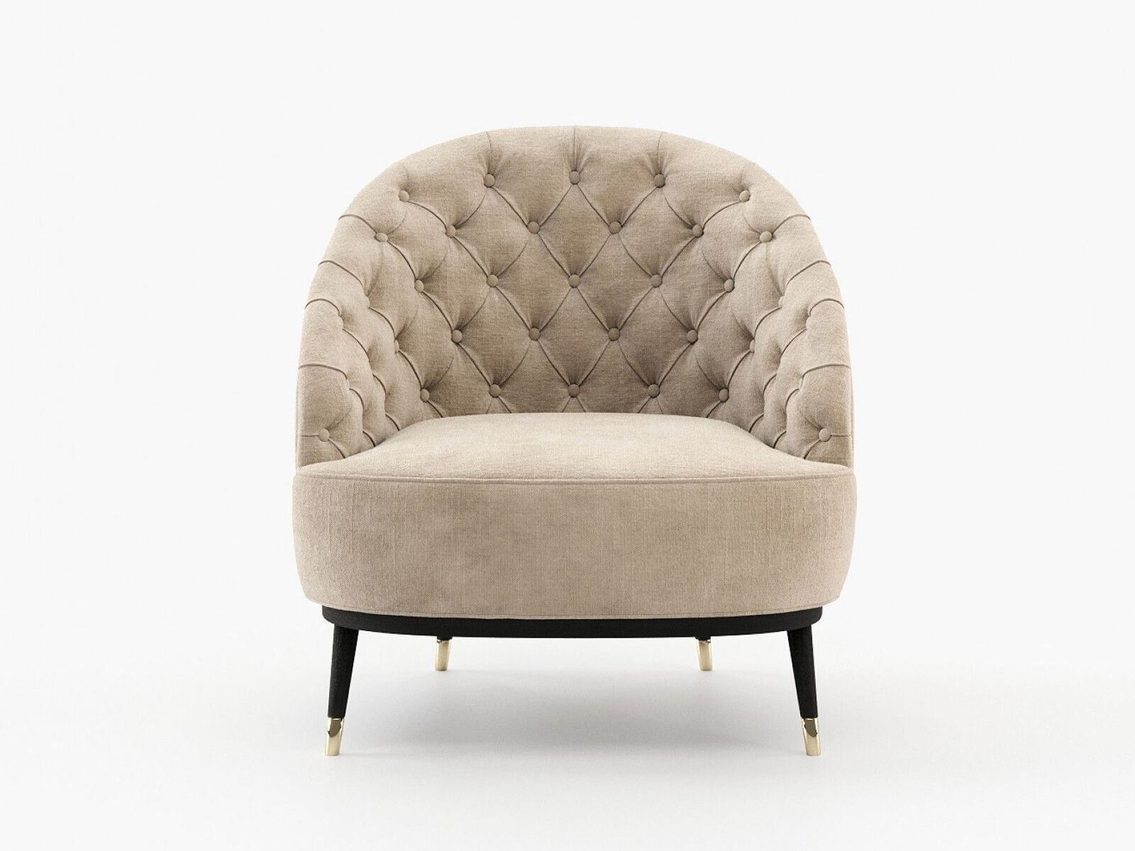 Капитонное кресло с подлокотниками Laskasas HECTOR ARCH-00098142 - Вид №1