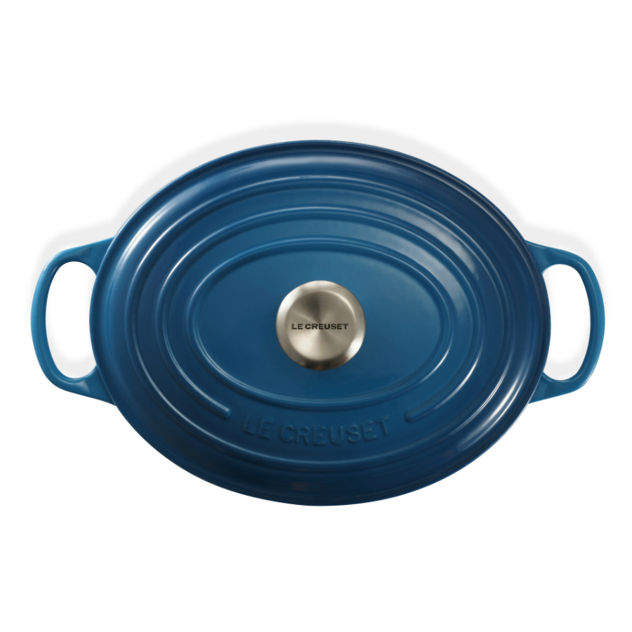 Утятница чугунная Le Creuset, Ø29 см, голубая 21178292002430 - Вид №3