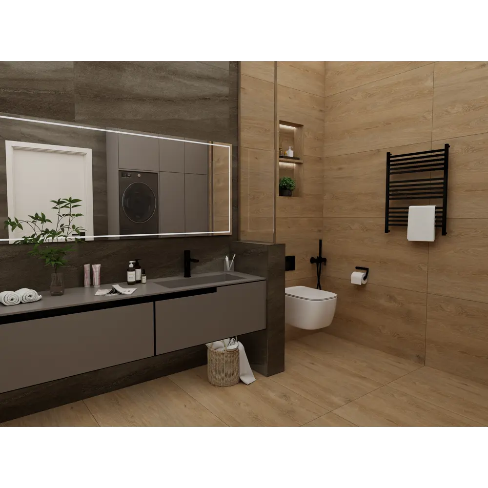 Глазурованный керамогранит Duna Forest Oak 60x120 см 1.44 м² матовый цвет коричневый STLM-2141464 - Вид №2