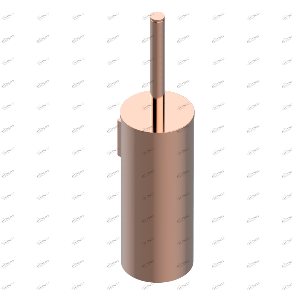 G6D-4720C Стакан настенный и щётка для унитаза с крышкой Thg-paris Metamorphose с чёрной керамикой Розовое золото G6D-4720C CAT.F