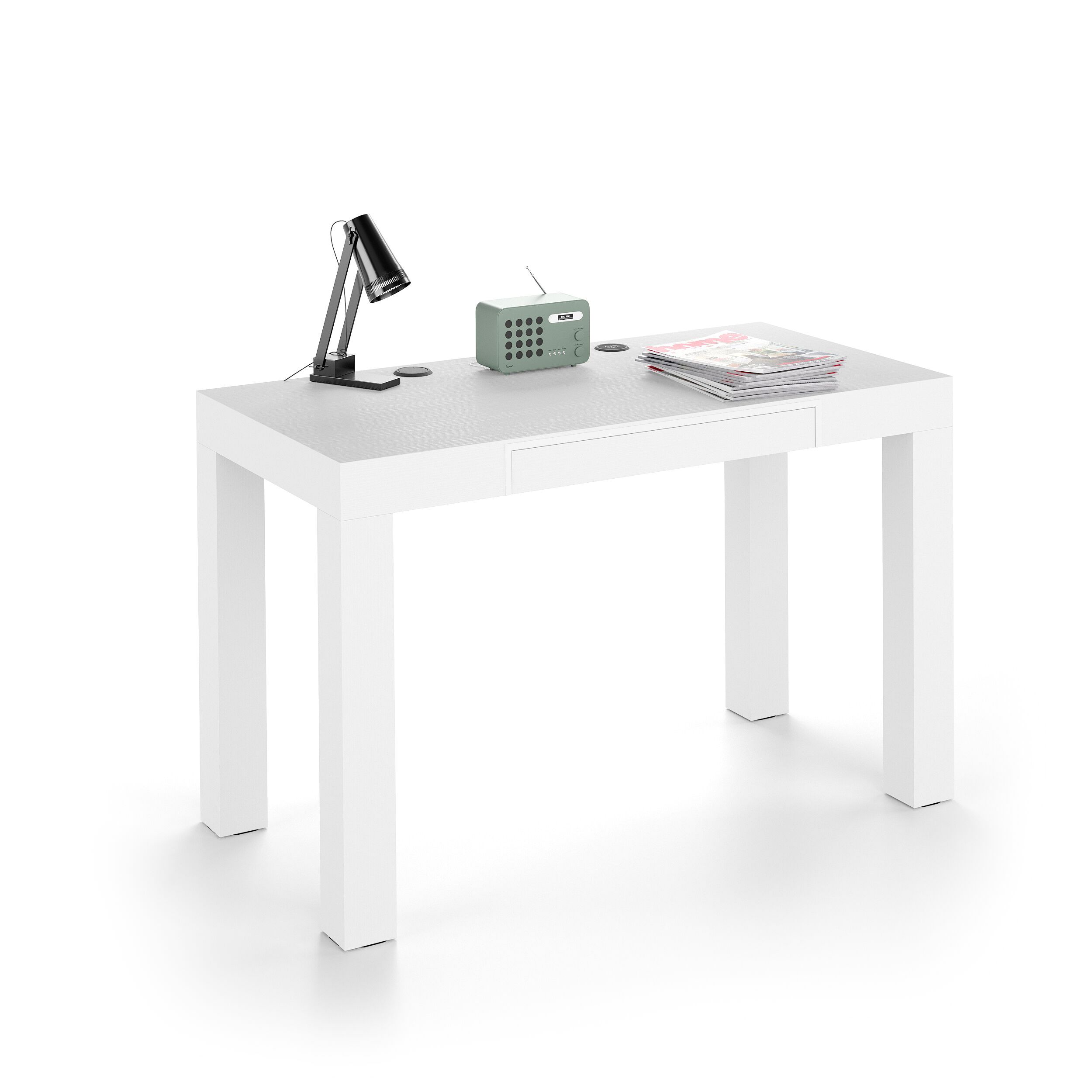 Прямоугольный меламинированный стол с выдвижным ящиком Mobili Fiver First ARCH-00071323 - Вид №22