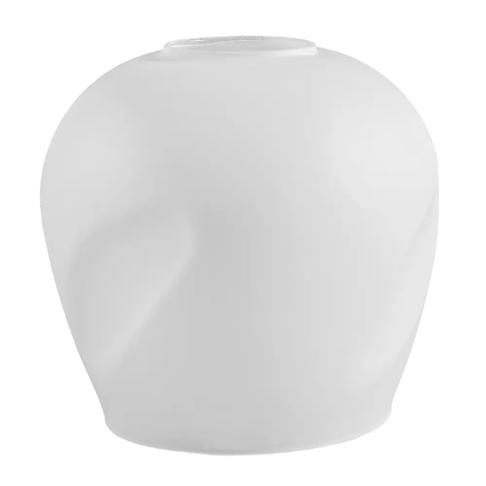 Плафон для люстры Nina Glass Ладера E27 мятый стеклянный, цвет белый STLM-2181356