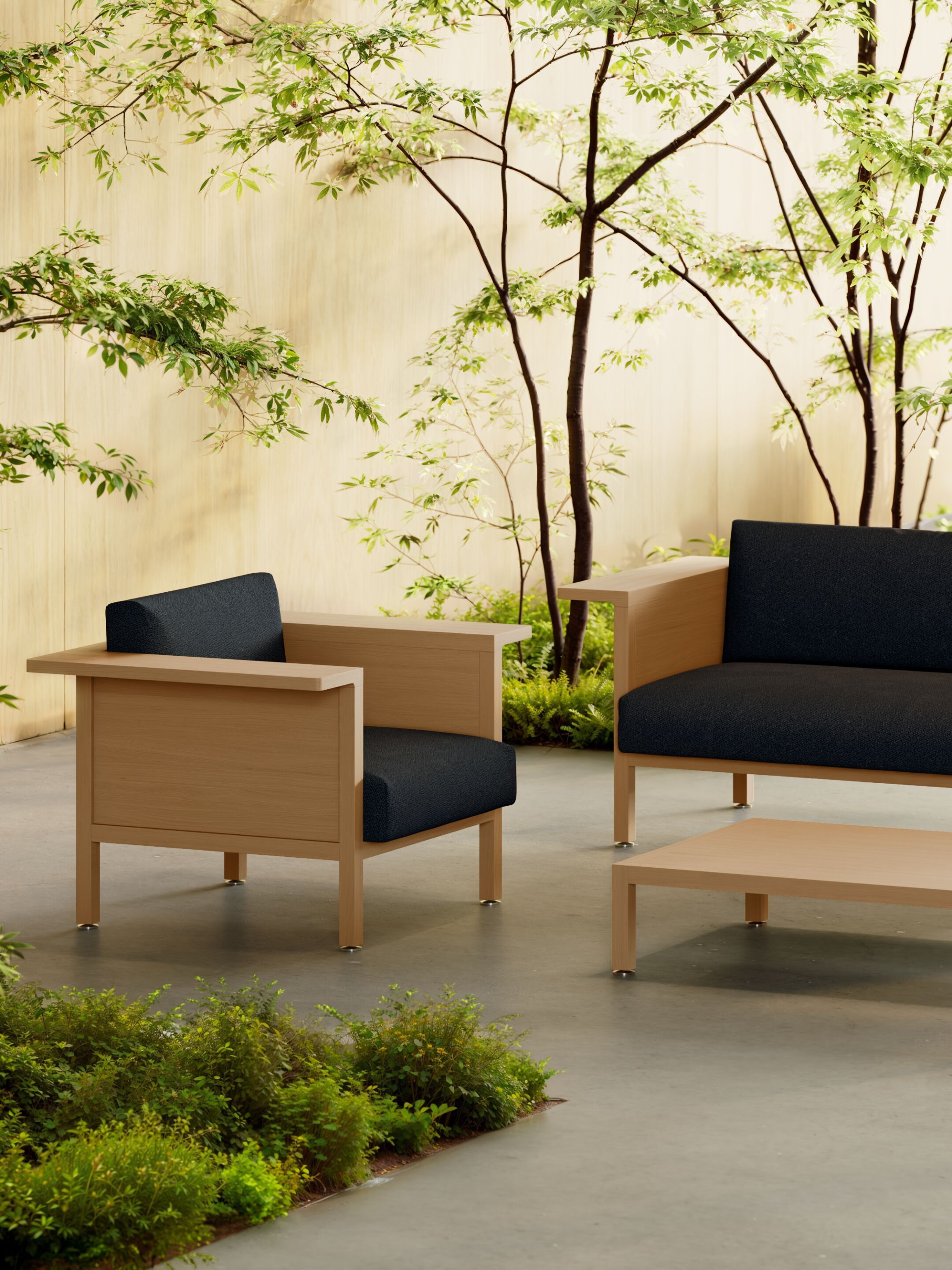 Скамейка из ткани Citterio Borealis ARCH-00094573 - Вид №9