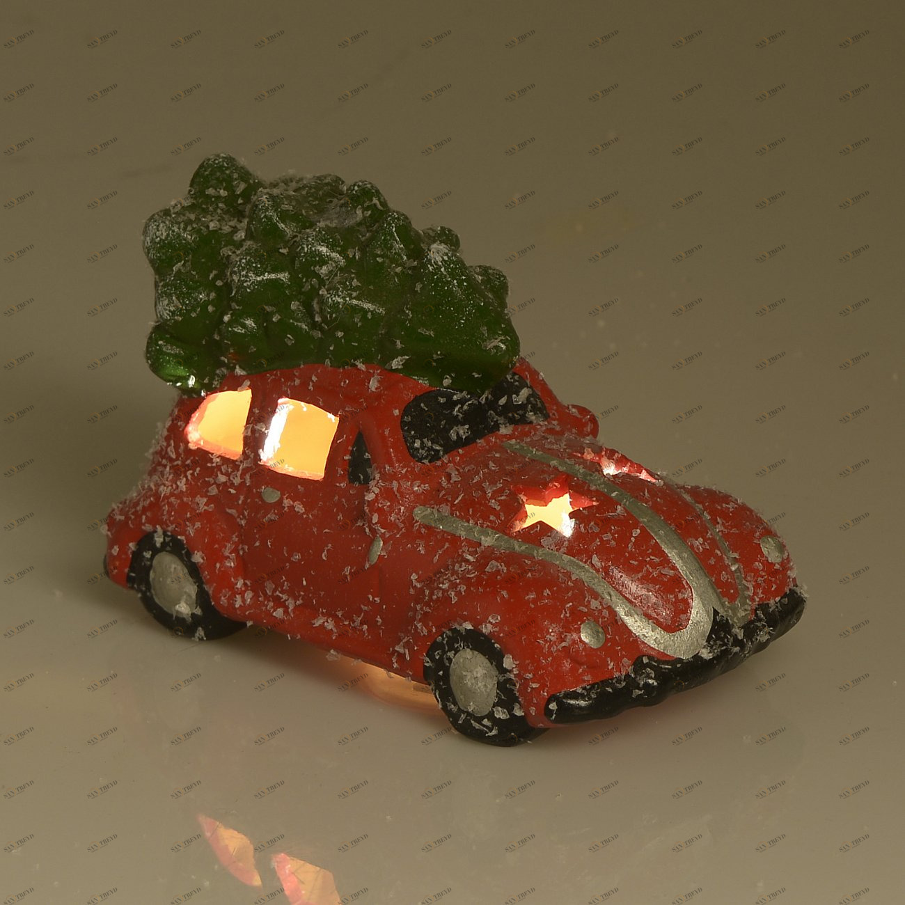 Статуэтка красная "Машинка" TO4ROOMS  00-3839434 Красный 