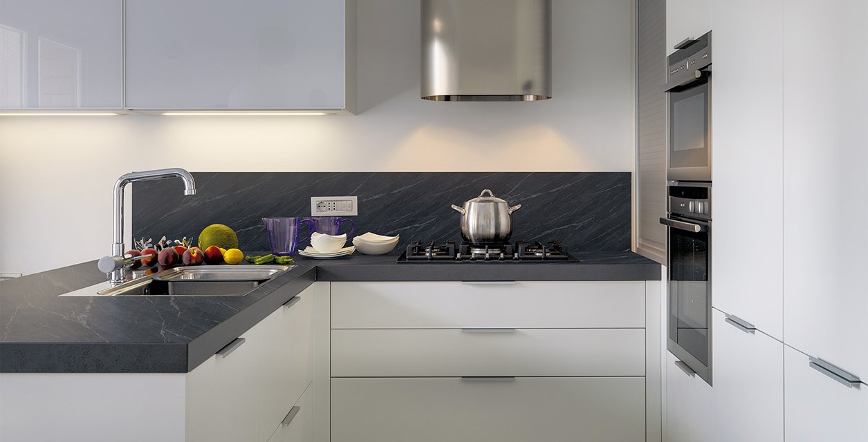 Столешницы для кухни - Картье скуро LIGRON LIST388 9042 - Вид №6