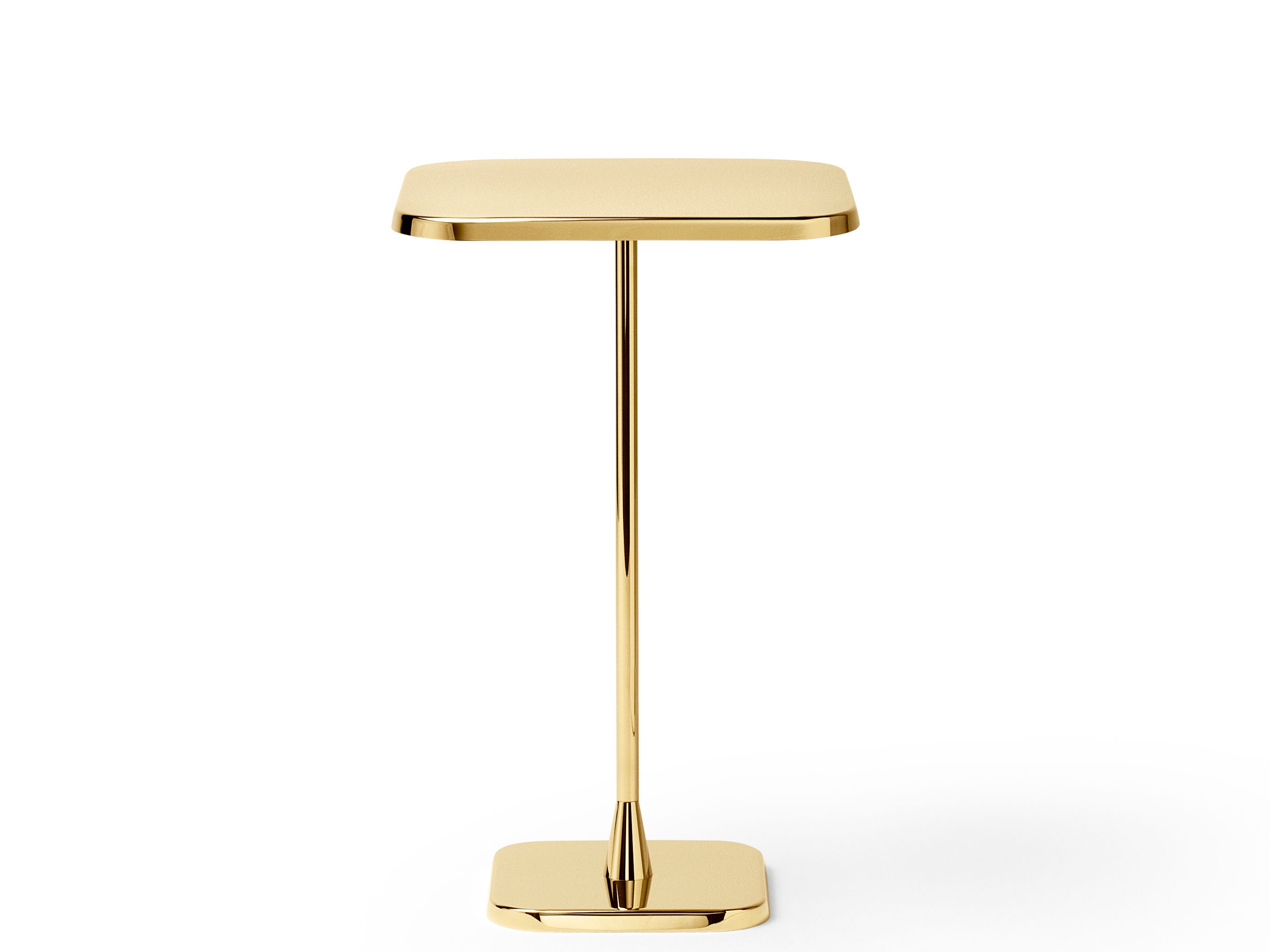 Квадратный журнальный столик из нержавеющей стали GHIDINI1961 ARCH-00049427 - Вид №1