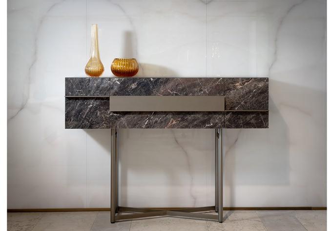 Reflex Комод с дверцами, покрытыми стеклом под мрамор Musa sun-id-1379471 - Вид №2