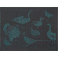 LEI_302_65 Полотенце кухонное 50/70 бирюзовый 50% лен 50% хлопок жаккард LEITNER Santreyd 