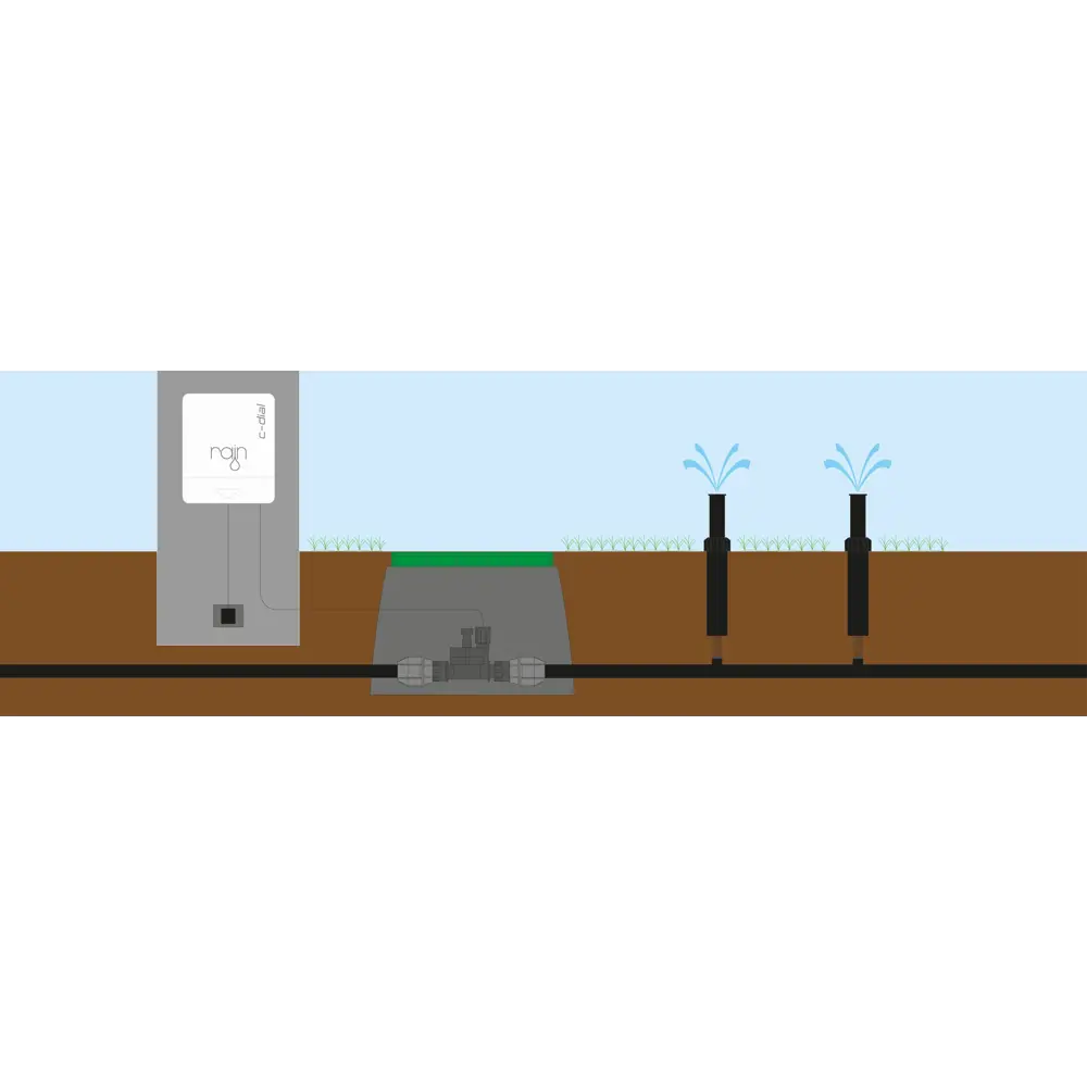 Программируемый контроллер полива RAIN C-DIAL на 4 зоны с интеллектуальным управлением 80135183 STLM-0013776 - Вид №6