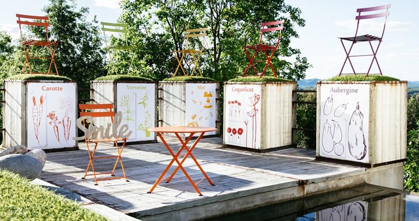 Fermob Садовый столик круглый из стали Tom pouce 0242 - Вид №9