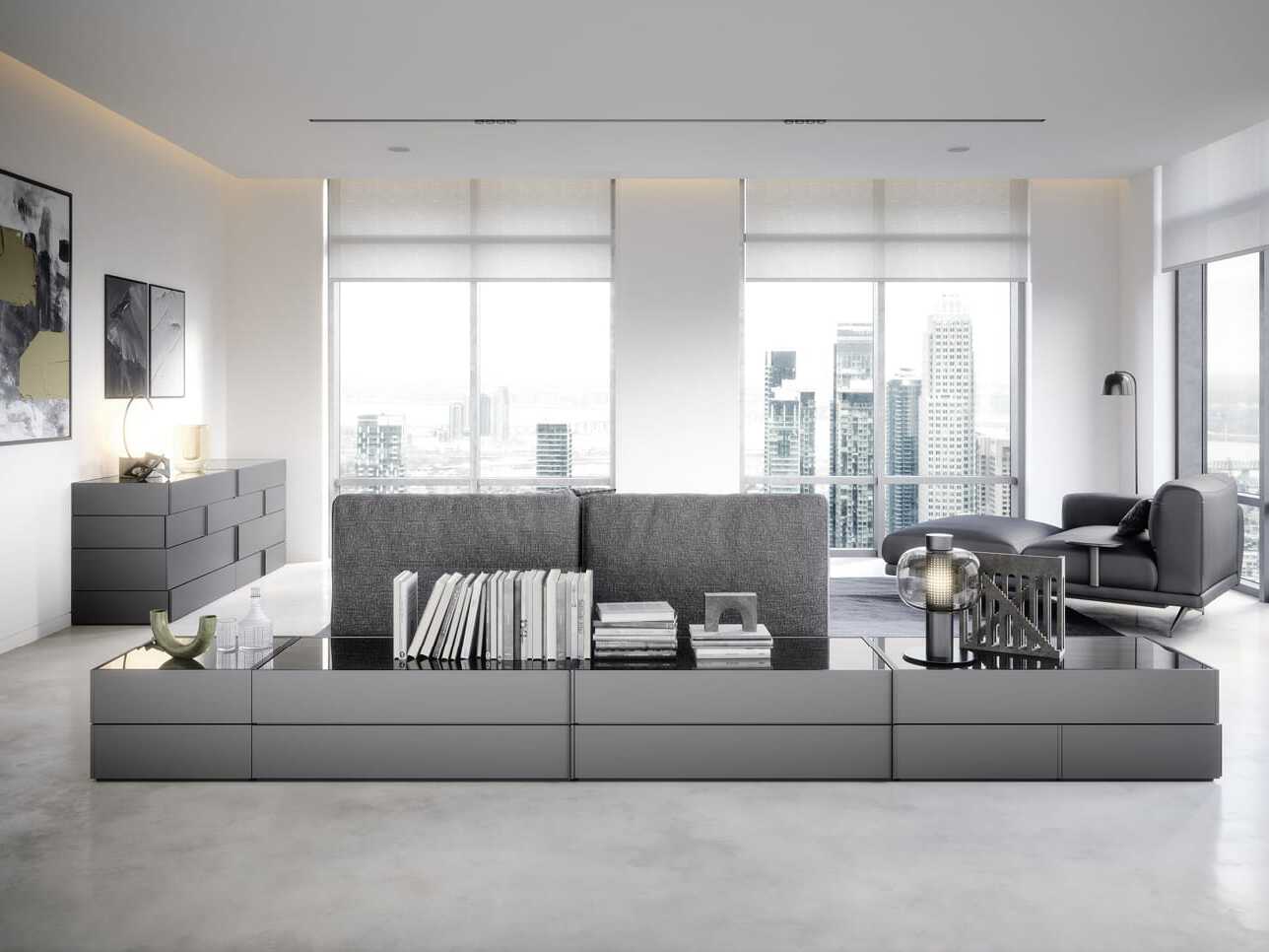 Двуспальная кровать с мягкой тканью Novamobili Night ARCH-00025750 - Вид №2