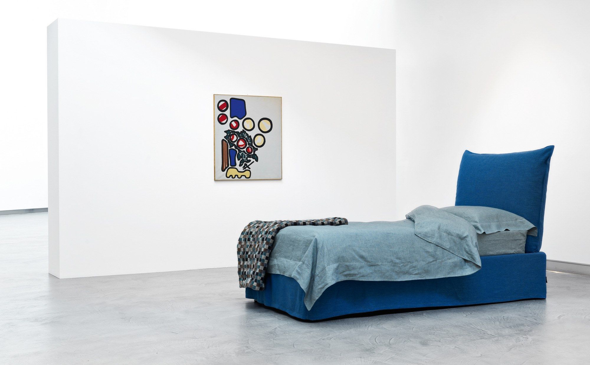 Односпальная съемная мягкая кровать Casamania & Horm Milos ARCH-00034134 - Вид №2