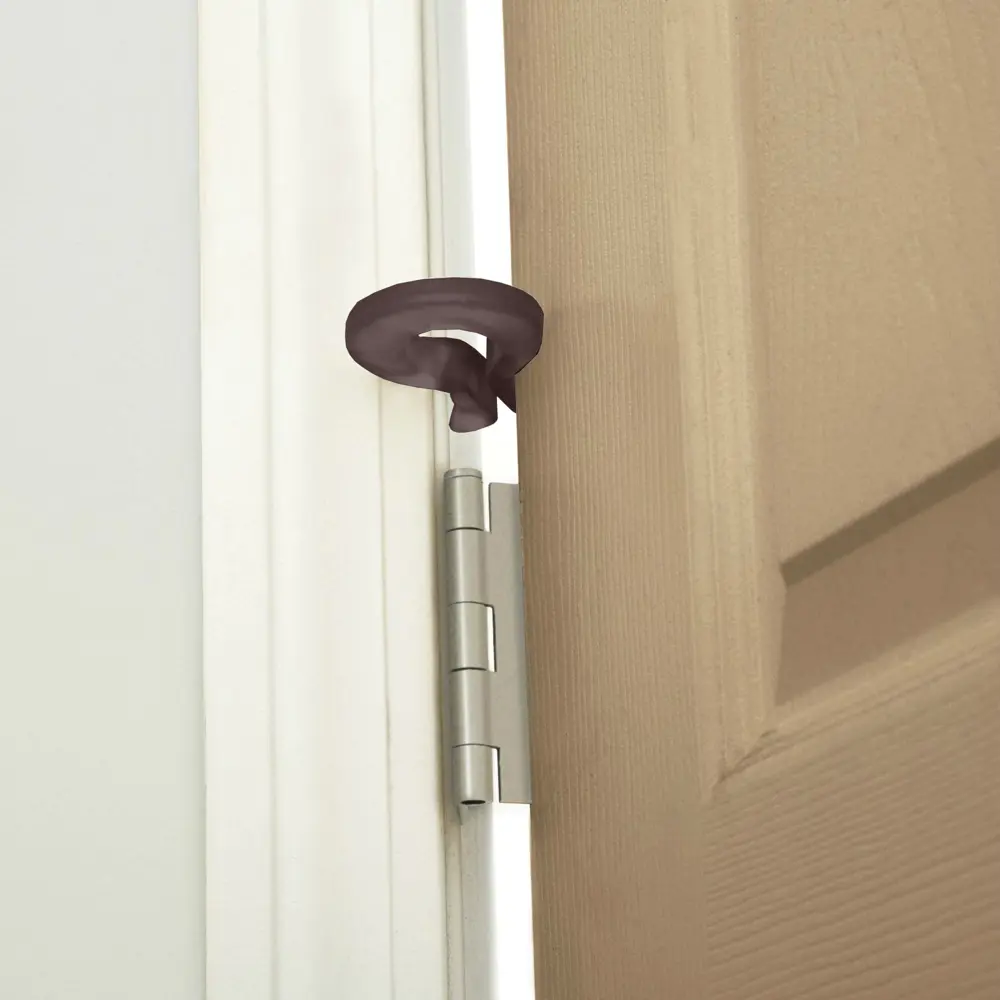 100 % BABY SAFETY Стопор дверной «Подкова» коричневый, 2 шт - защита от ударов 85637745 STLM-0064904 - Вид №5