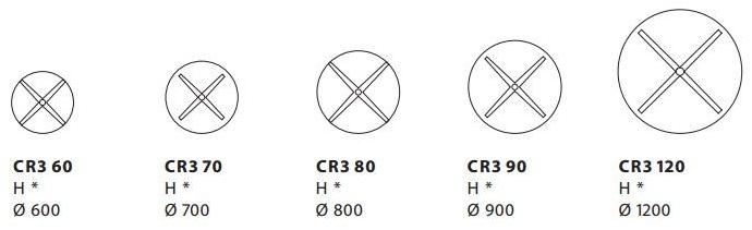 Karl Andersson Круглый обеденный стол с основанием 4 звезды Cross sun-id-1367777 - Вид №5