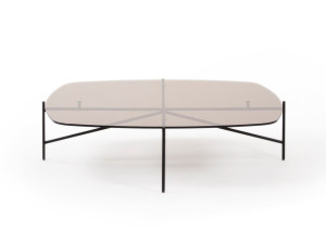 Журнальный столик с низким стеклом для гостиной