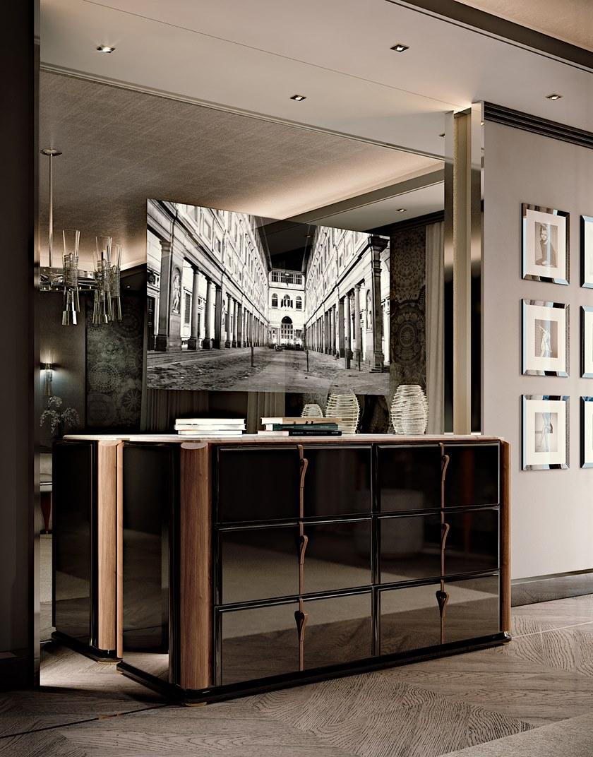 Bellotti Ezio Лакированный комод из орехового дерева Lexington avenue 2017-54 - Вид №1