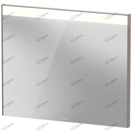 BR702204343 Brioso Зеркало с подсветкой Базальт матовый, декор Duravit