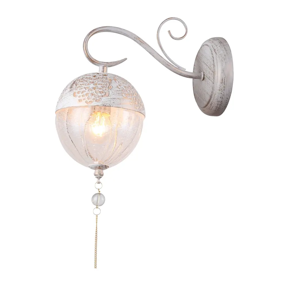 Бра «Grace» 657/1А 1хЕ14х40 Вт цвет белый/золотой Escada STLM-2161267