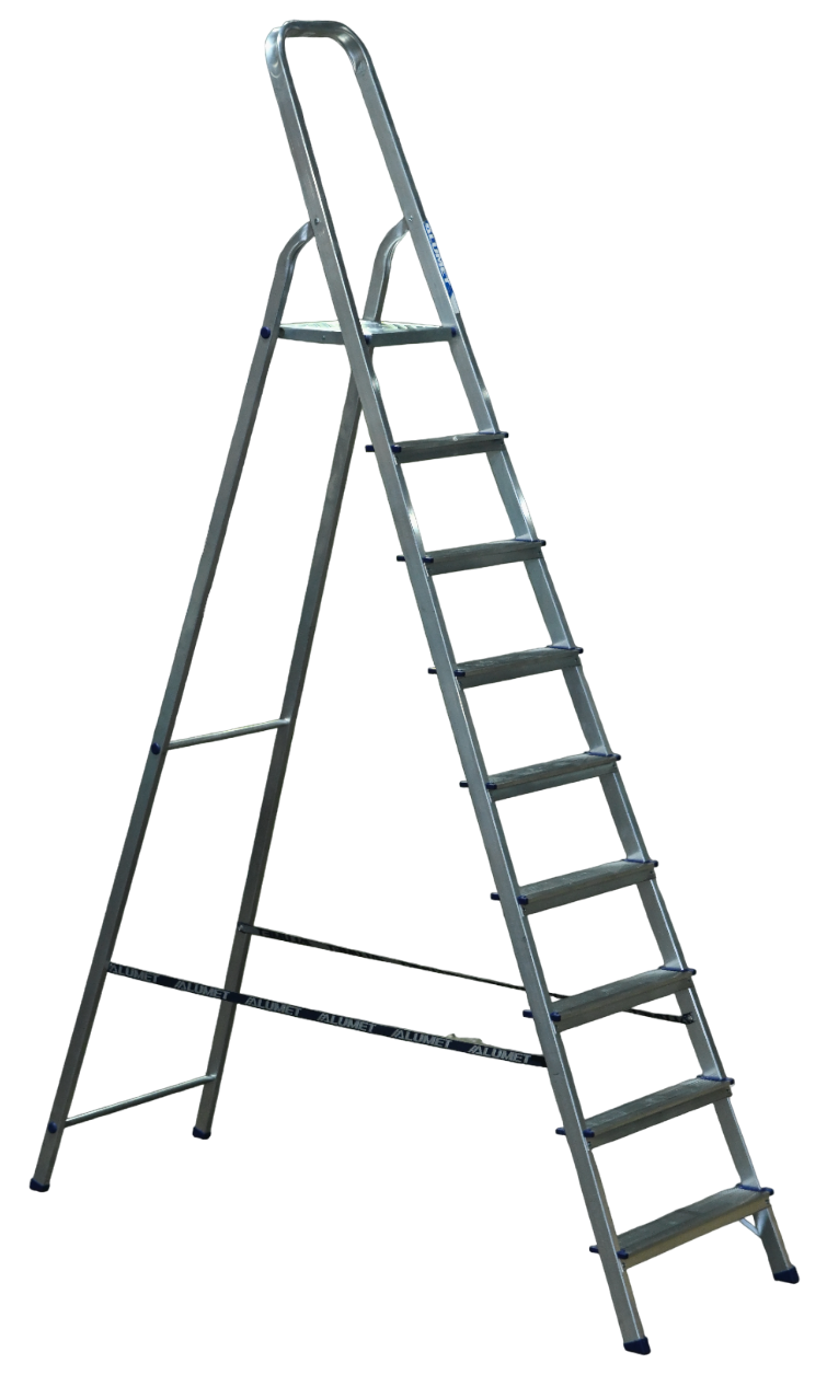 Стремянка алюминиевая AM 709 ALUMET  - Вид №2