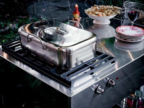 ALPES-INOX Летняя кухня из нержавеющей стали с грилем и фритюрницей Liberi in cucina sun-id-1492568 - Вид №1