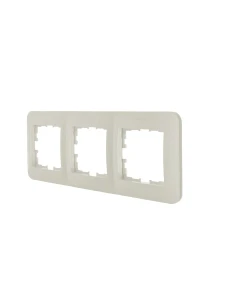 ASTI Рамка 3-ая горизонтальная б/вст жемчужно-белый перламутр