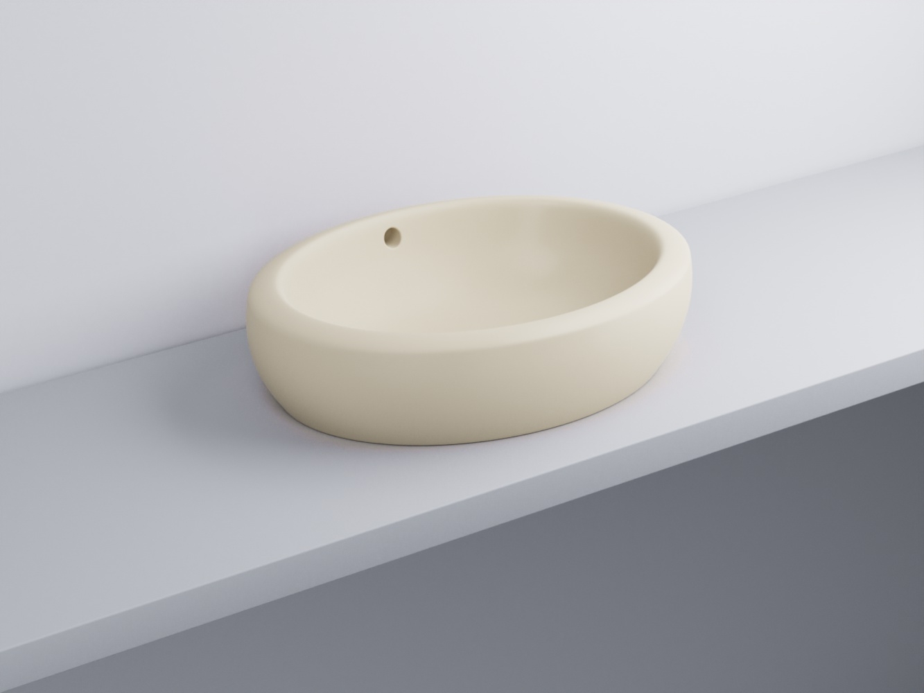 FLLA60-LN Раковина накладная прямоугольная 60 cielo Fluid Ceramica Cielo