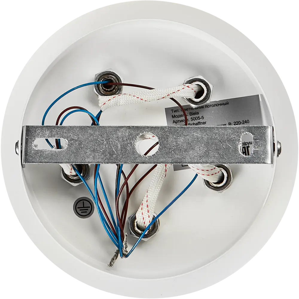 Потолочная люстра SCHAFFNER Biela - 5 ламп с матовыми стеклянными плафонами 87460831 STLM-0073917 - Вид №6