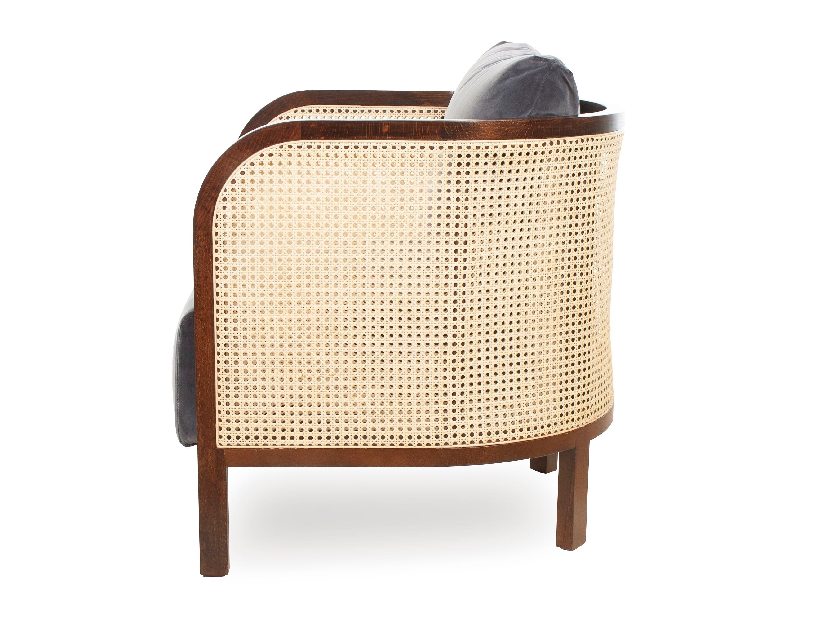 Венское соломенное кресло с подлокотниками CREARTE COLLECTIONS круглый ARCH-00037735 - Вид №2