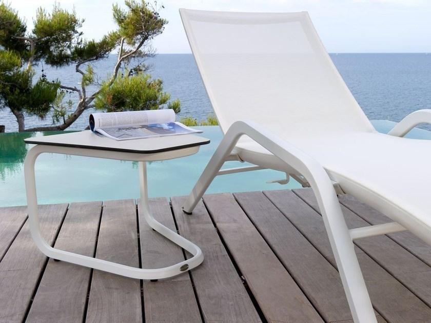 Les jardins Треугольный алюминиевый садовый столик Yolo sun-id-1450063 - Вид №4