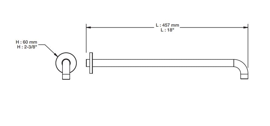 Термостатический набор для душа с душем BARIL PRO-2815-45 ARCH-00066124 - Вид №4