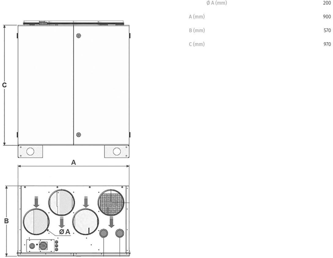 Vortice Рекуператор тепла промышленного назначения Vort nrg ecr 45399 - Вид №1
