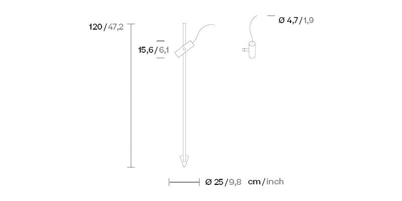 Алюминиевый светодиодный световой столб Kettal ARCH-00055730 - Вид №2