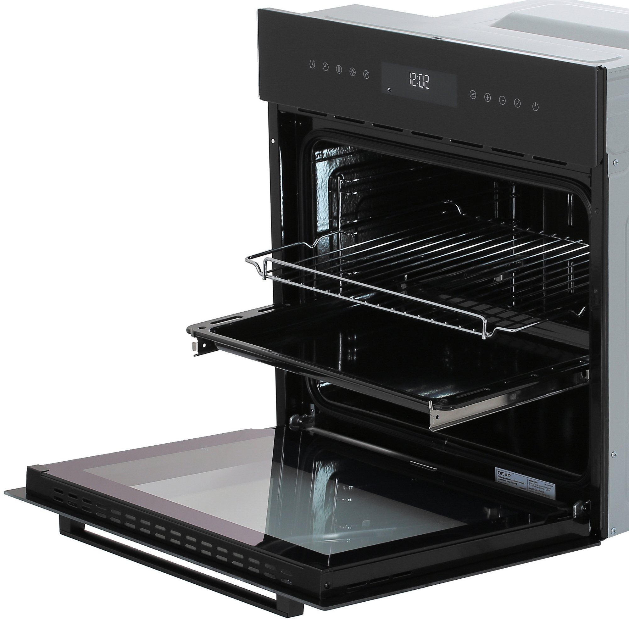 9048546 Электрический духовой шкаф DEXP 1YLO60DFT черный STDN-0036159 - Вид №6