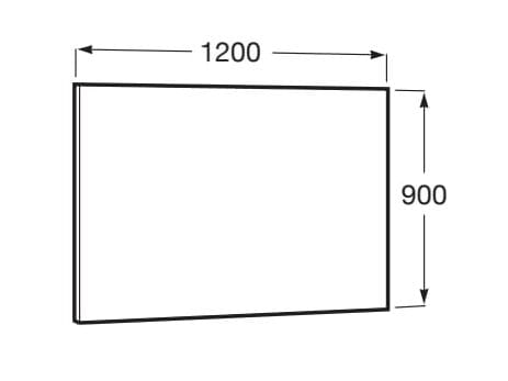 Прямоугольное зеркало для ванной комнаты Roca ARCH-00055915 - Вид №28