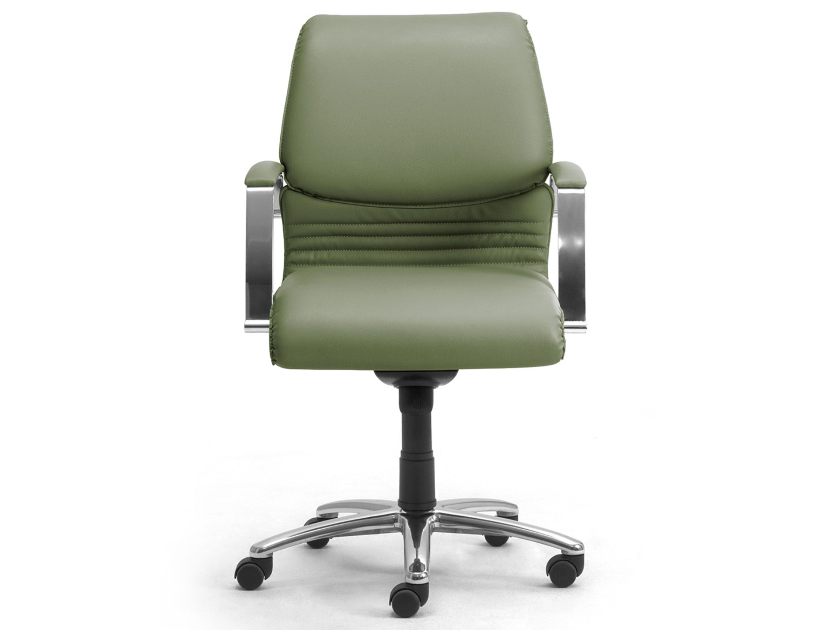 Кожаное вращающееся офисное кресло с подлокотниками Leyform ARCH-00105865