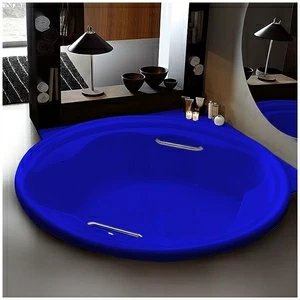Ванна Gruppo treesse Ninfa V6591-SI синяя круглая большая
