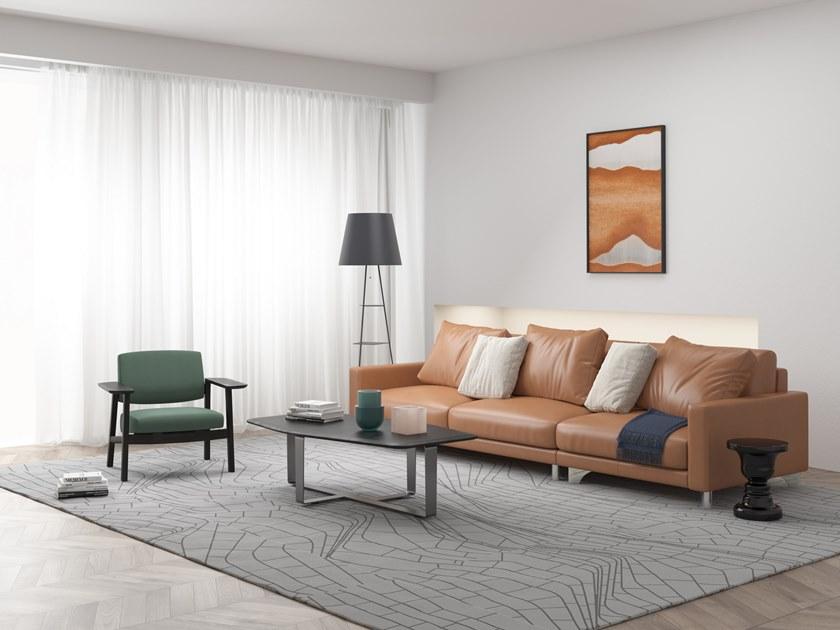 Grado Design Кресло с подлокотниками из дерева и ткани  Wid-ch-lg  - Вид №1