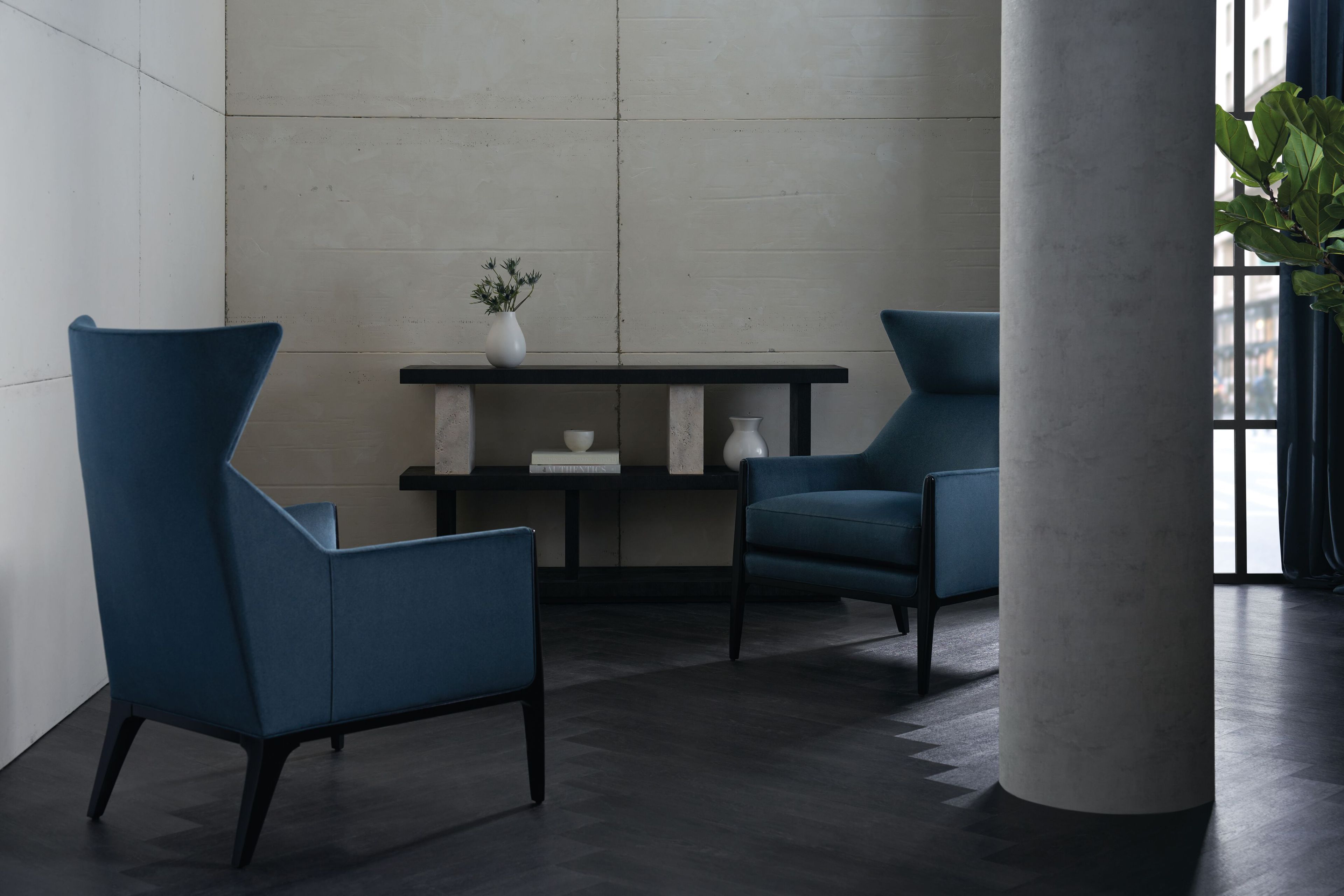 Бархатное кресло с подлокотниками Caracole BOUNDLESS ARCH-00061961 - Вид №5