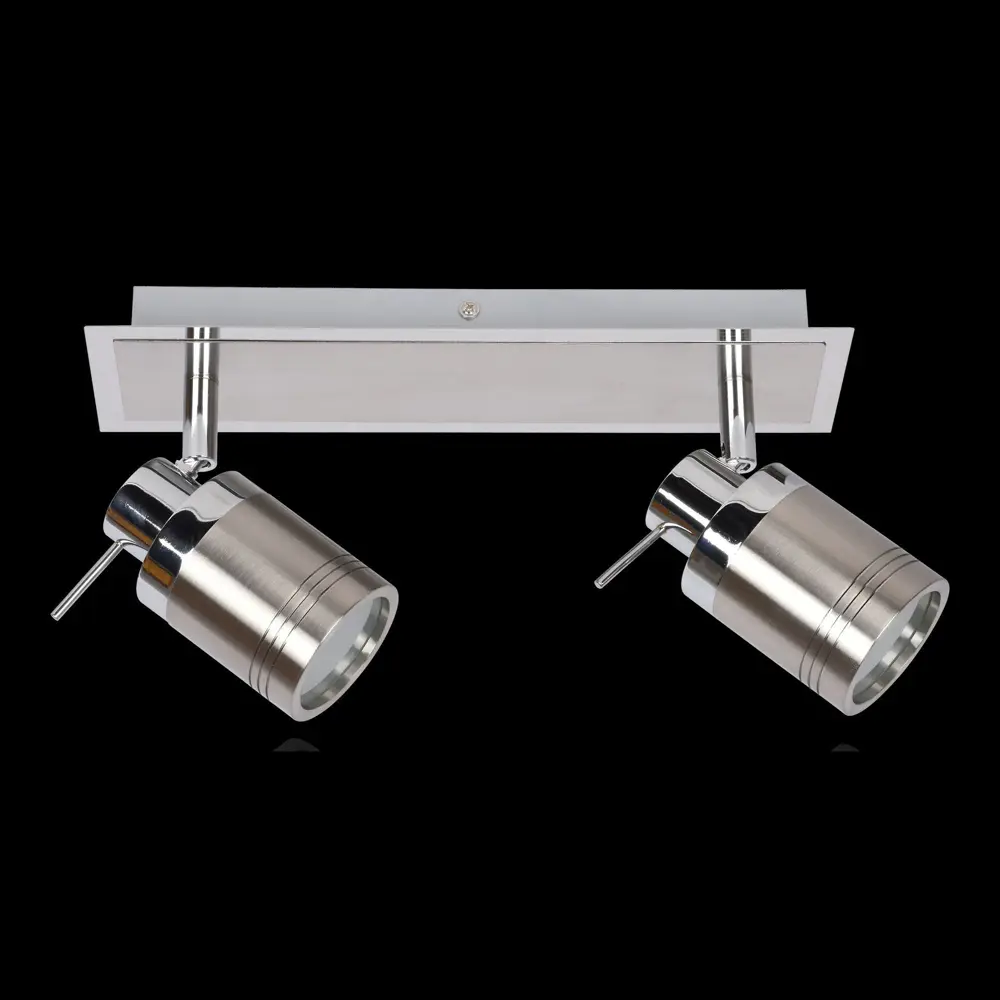 Светильник накладной Bergamo 2хGU10 IP44 цвет хром/никель Escada STLM-2103465 - Вид №4